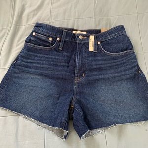 Madewell high rise denim shorts size 30 w